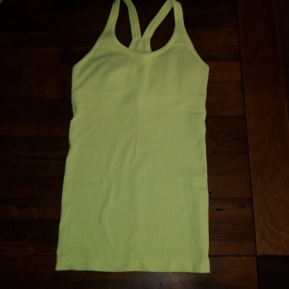 lululemon athletica Yellow Tank Top
